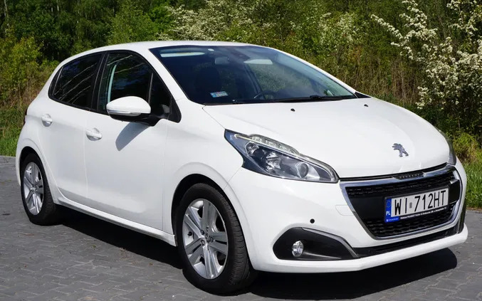 warszawa Peugeot 208 cena 35500 przebieg: 100000, rok produkcji 2018 z Warszawa